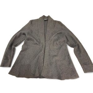 Eileen Fisher Women's Brown and Black Cardigan